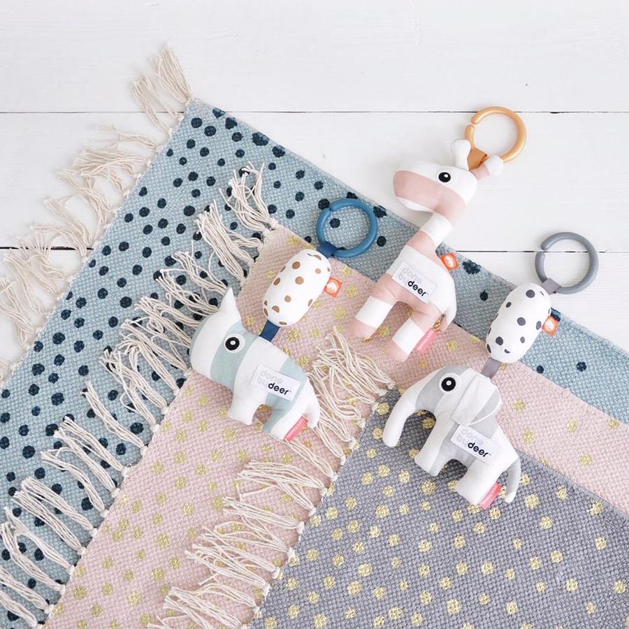 Done by Deer - To Go Friend Rattle (Raffi Blue)