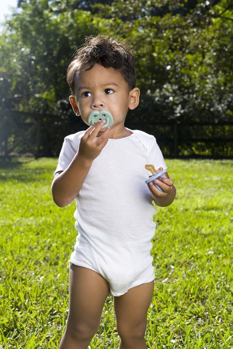 HEVEA ORTHODONTIC PACIFIER 3 - 36 MONTHS (PISTACHIO)