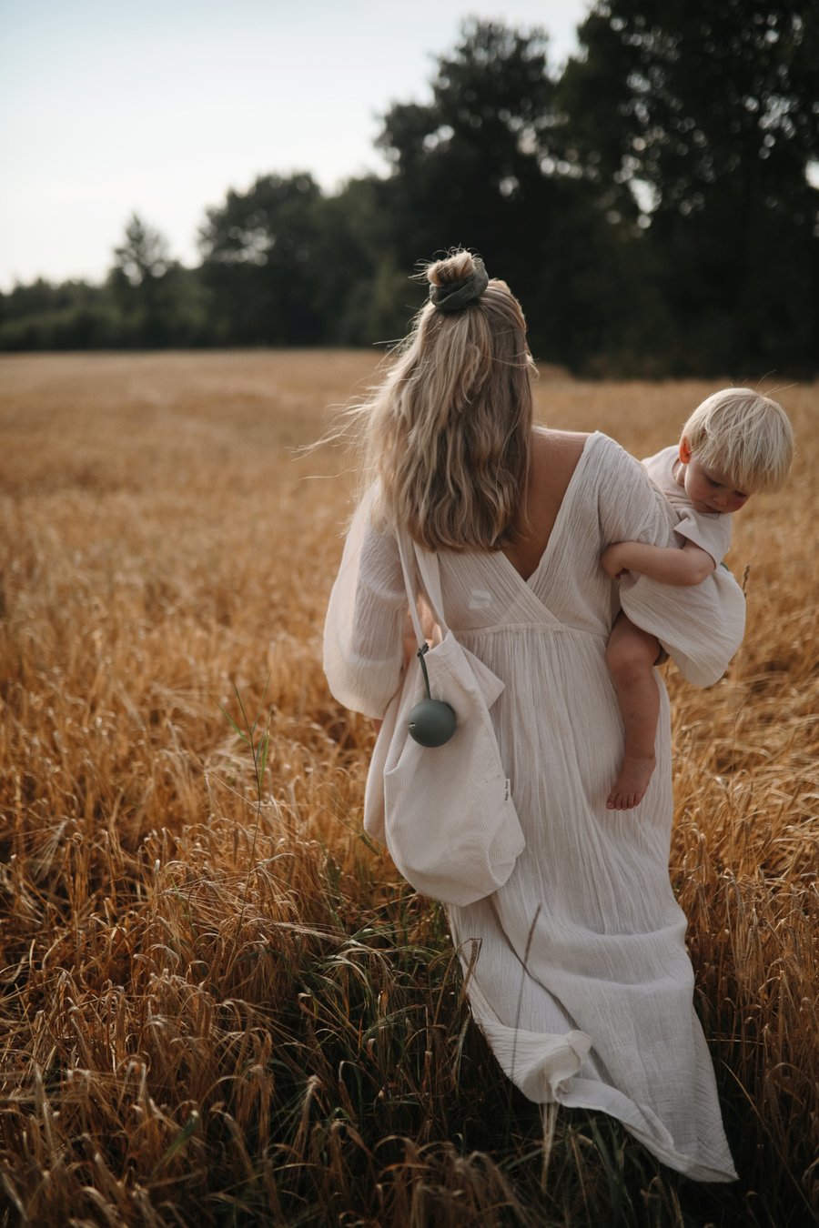 Mushie - Pacifier Case (Dried Thyme)