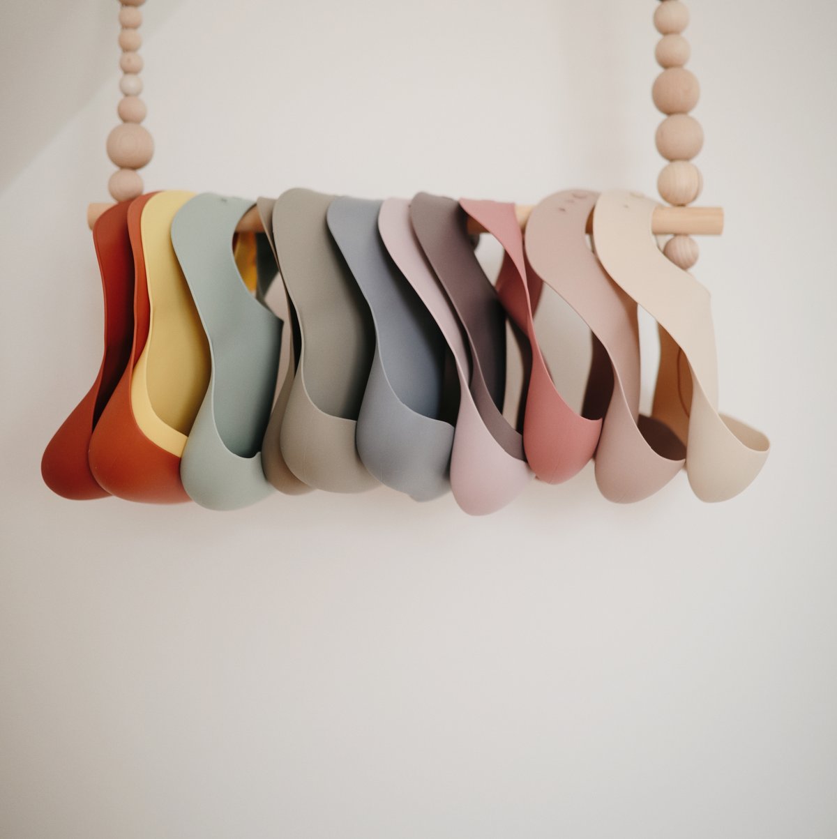 Mushie - Silicone Baby Bib (Blush)