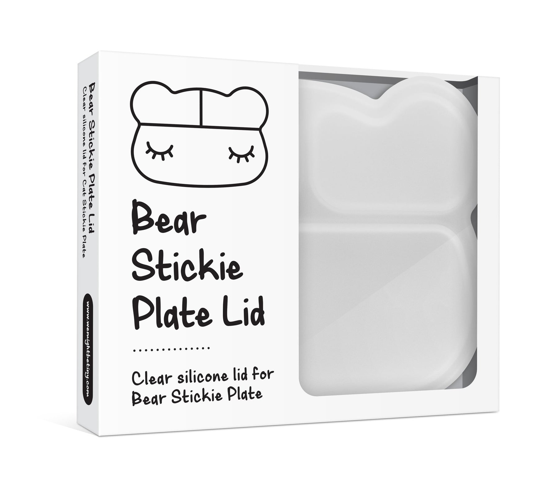 WE MIGHT BE TINY - BEAR STICKIE PLATE LID