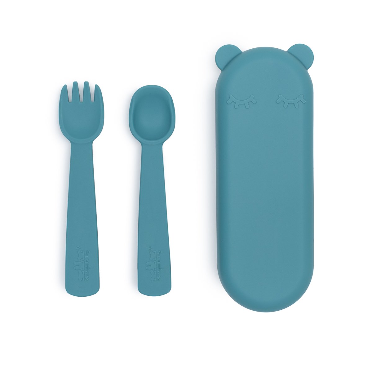 WE MIGHT BE TINY - FEEDIE FORK & SPOON SET - VARIOUS COLOURS