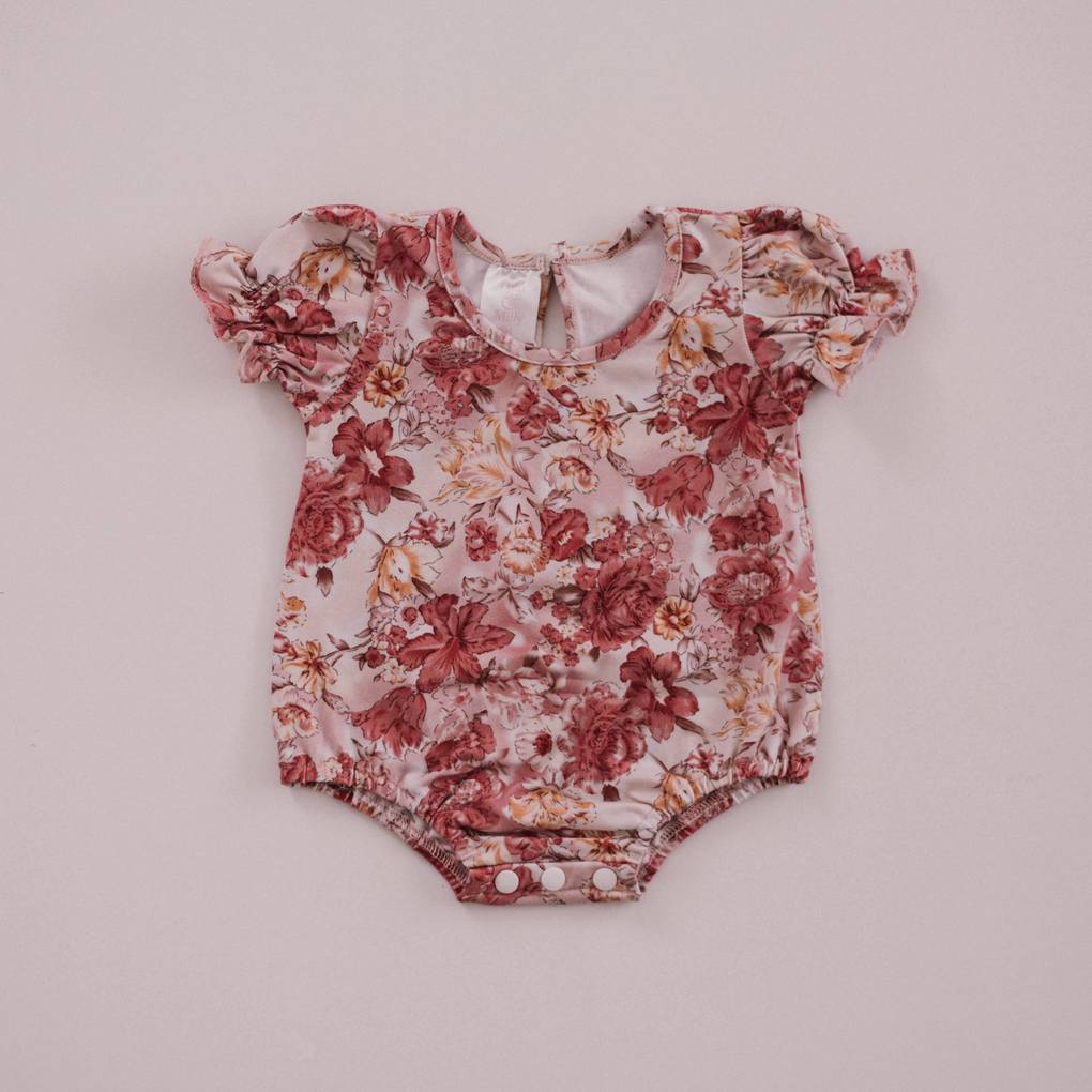 LULU & MILLY - DARLING COLLECTION - FLORENCE BUBBLE ROMPER (ORGANIC)