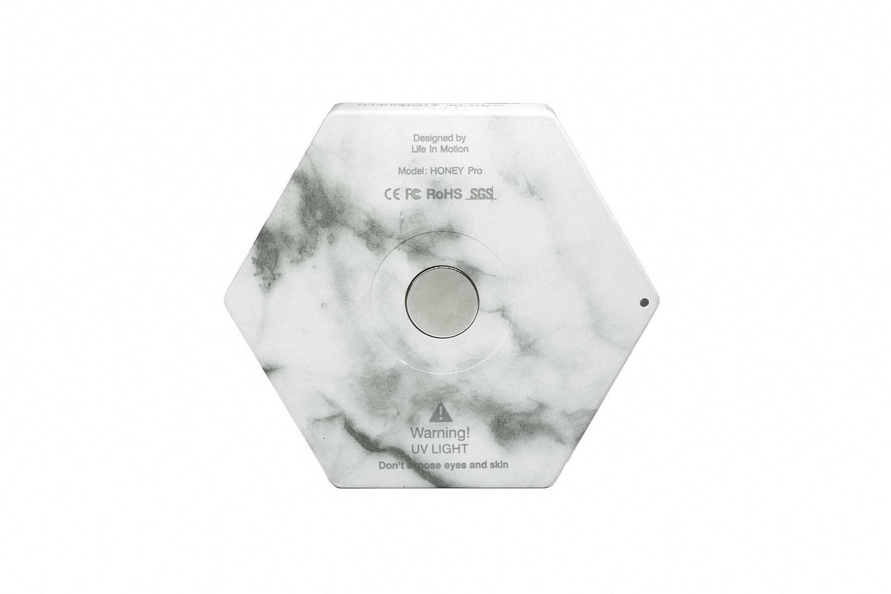 LIFE IN MOTION - HONEY PRO HANDHELD UV-C LED LIGHT SANITISER + SMART LED LIGHTING (WHITE MARBLE) - PREORDER