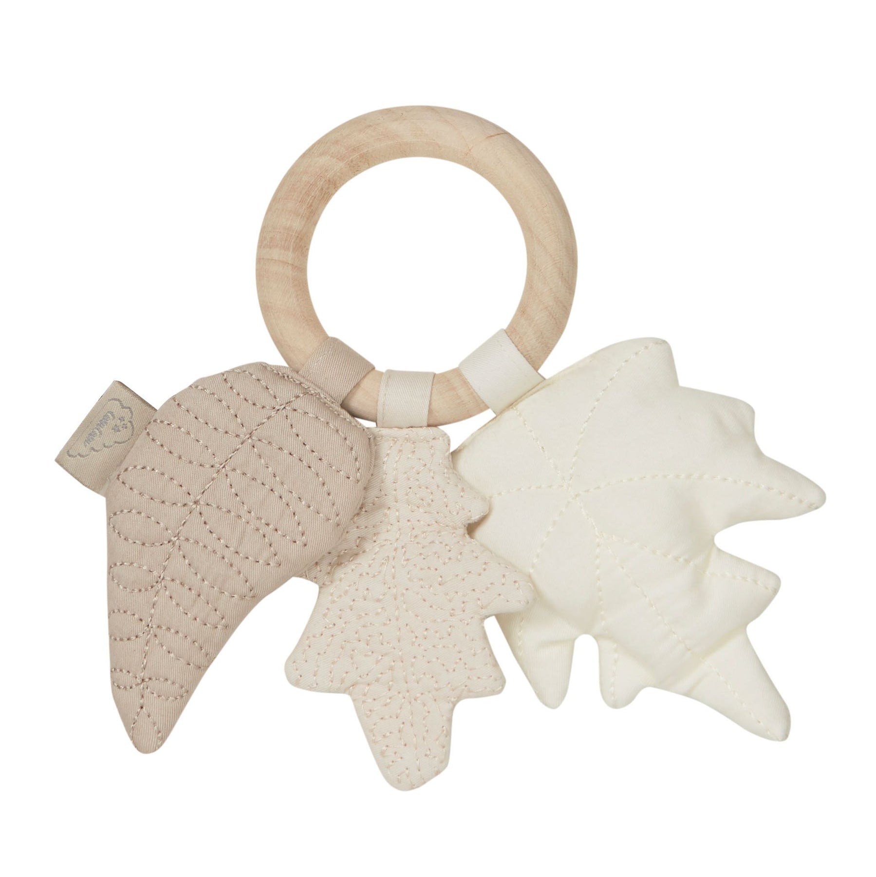 CAM CAM COPENHAGEN - LEAVES RATTLE (NATURAL)