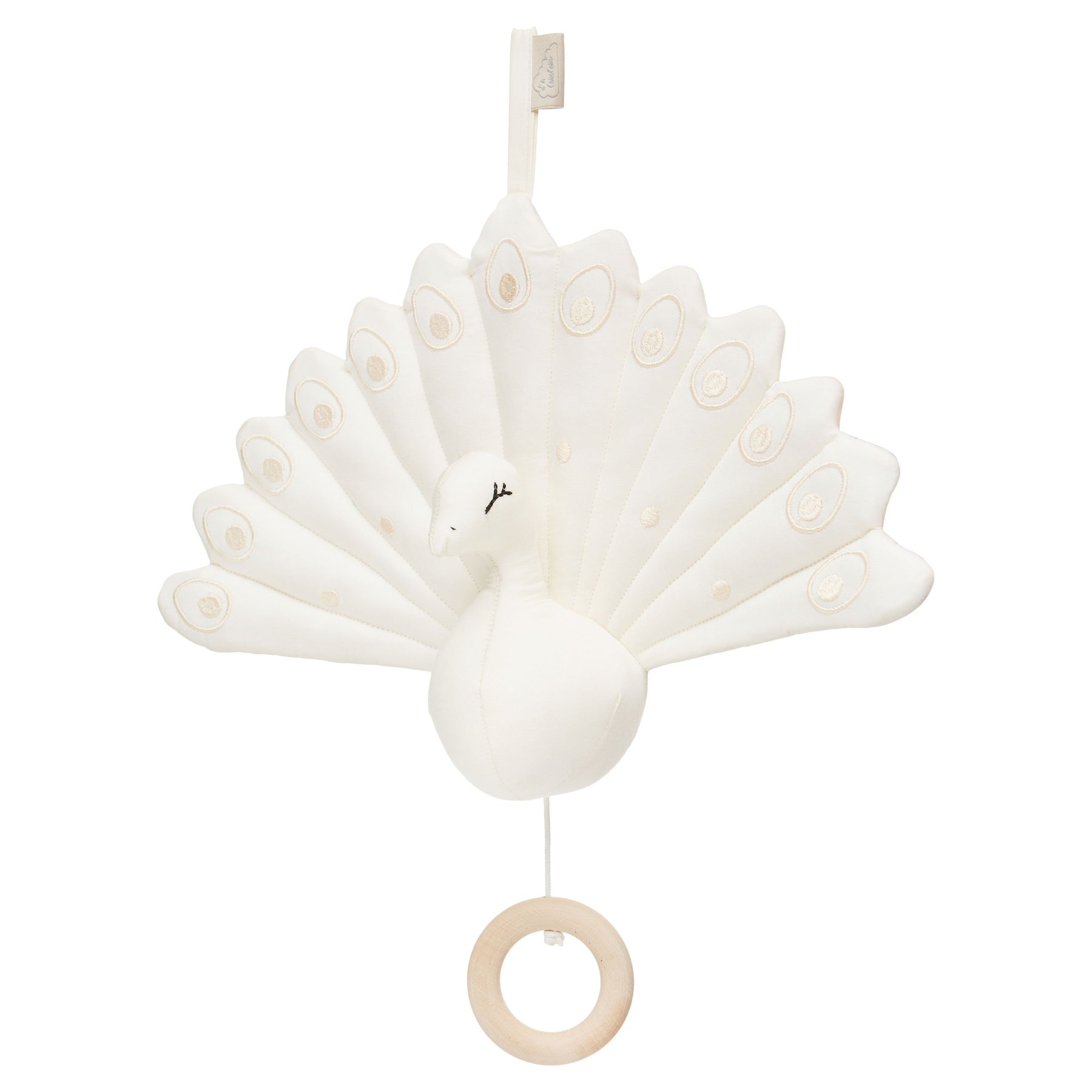CAM CAM COPENHAGEN - PEACOCK MUSIC MOBILE (CRÈME WHITE)