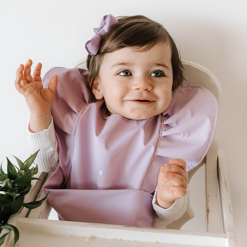 SNUGGLE HUNNY KIDS - WATERPROOF BIB (LAVENDER)