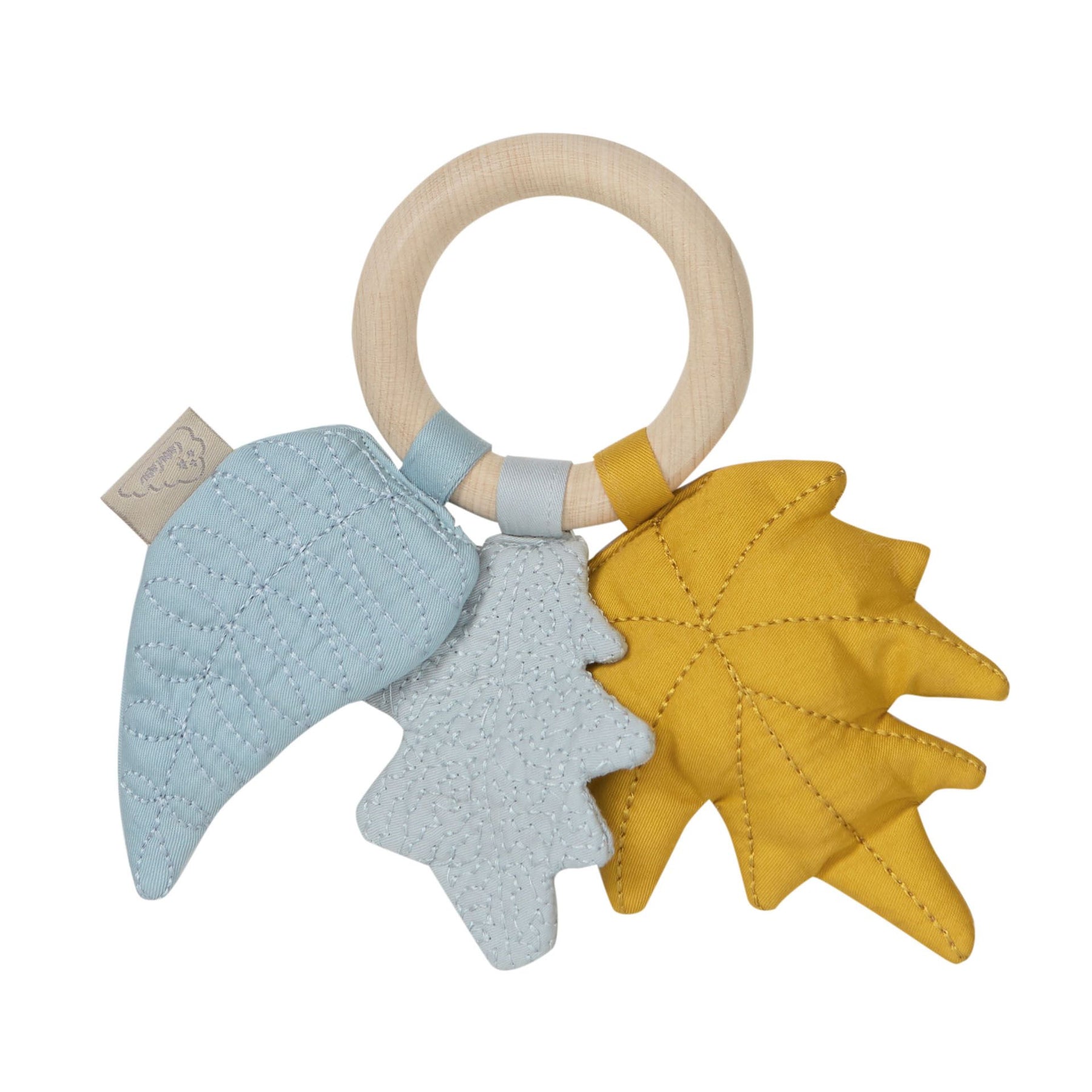 CAM CAM COPENHAGEN - LEAVES RATTLE (MUSTARD)