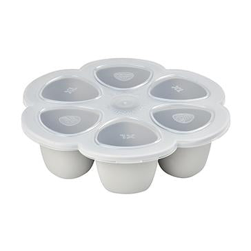 BEABA - SILICONE MULTIPORTIONS 6 X 150ML (LIGHT GREY)