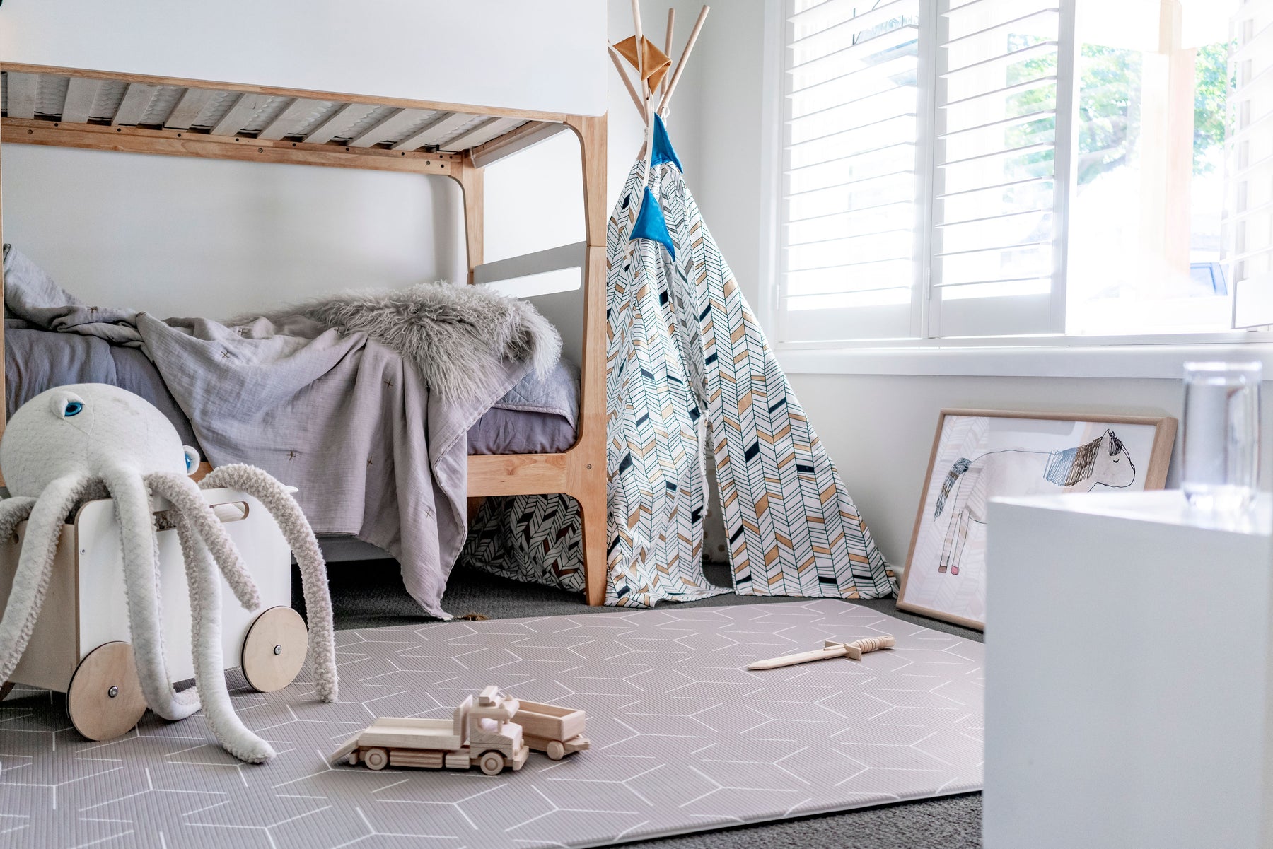 LITTLE WIWA - GENERÖS PLAY MAT (NATUR BLUSH)