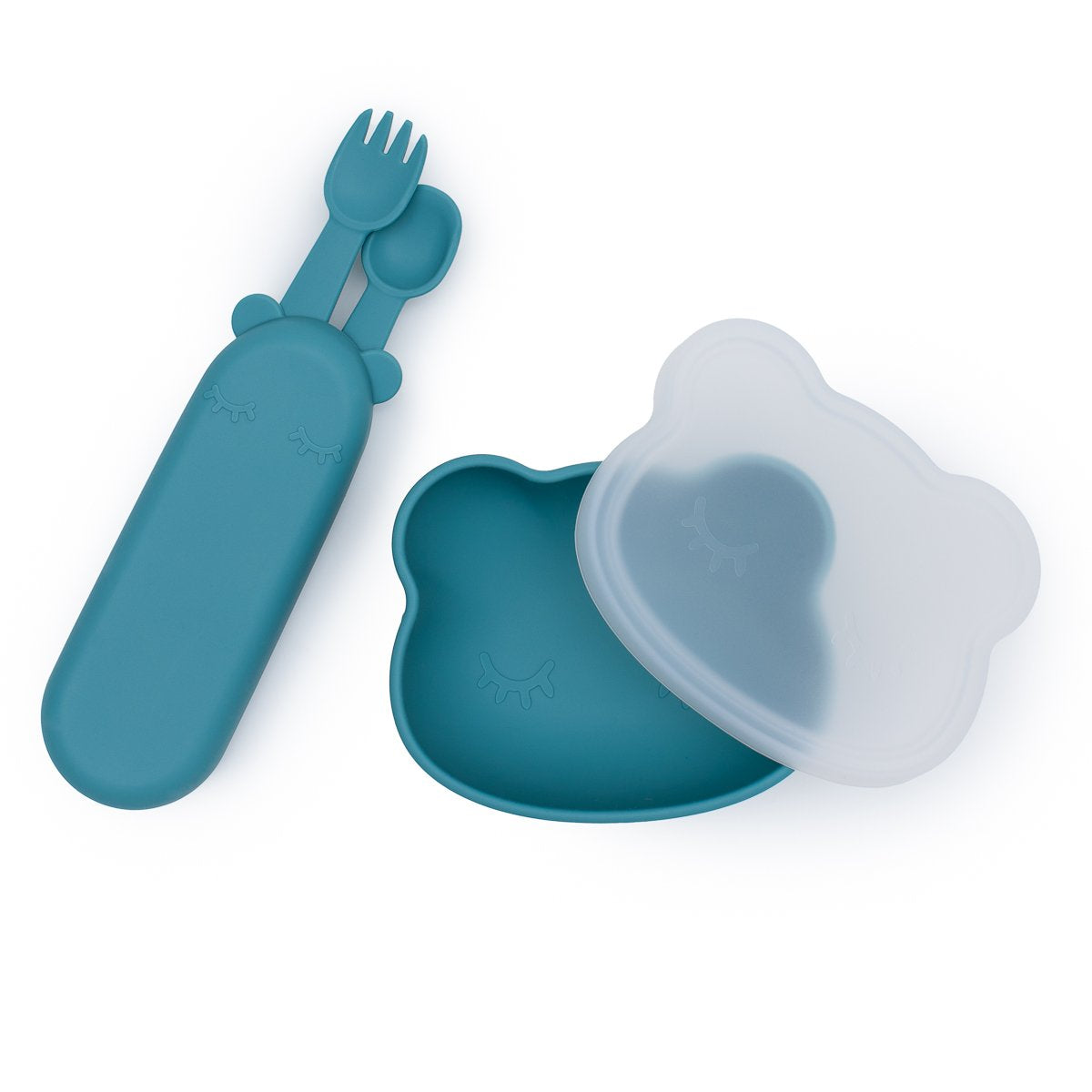 WE MIGHT BE TINY - FEEDIE FORK & SPOON SET - VARIOUS COLOURS