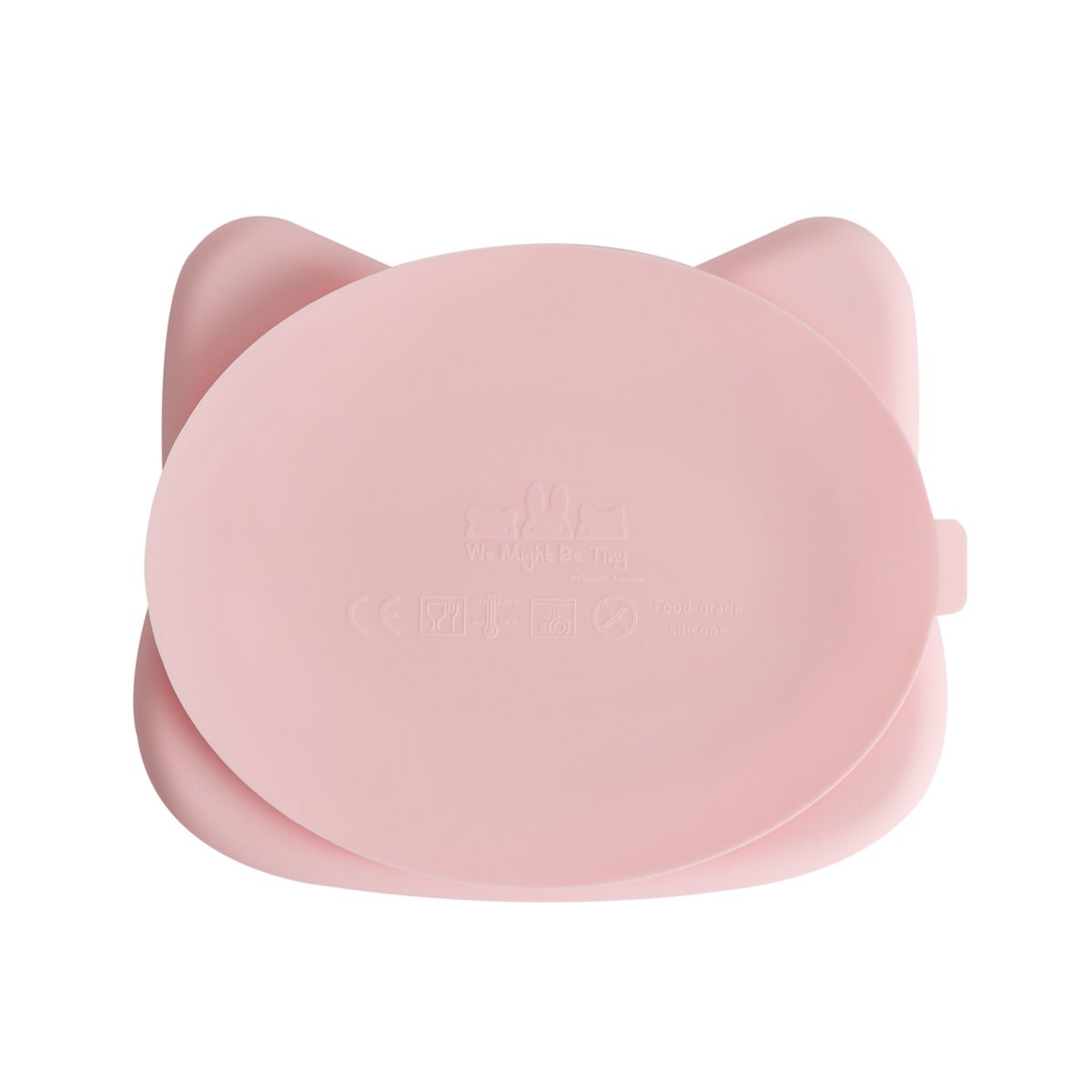WE MIGHT BE TINY - CAT STICKIE PLATE - VARIOUS COLOURS