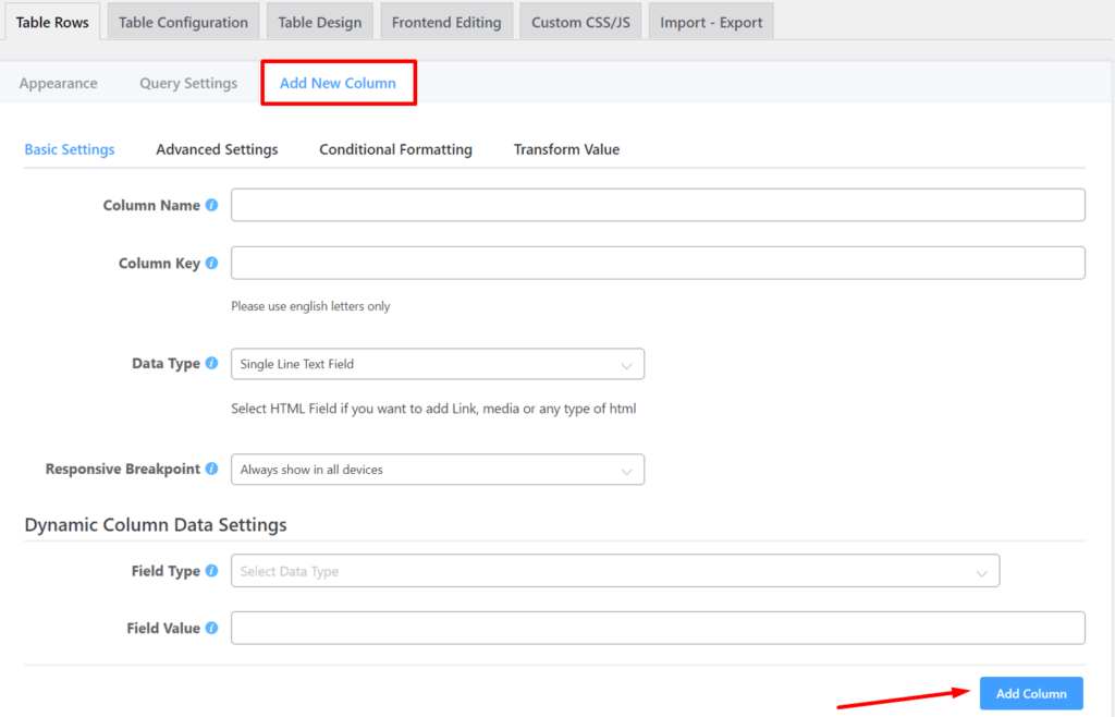 Add new column/columns of your WooCommmerce product table