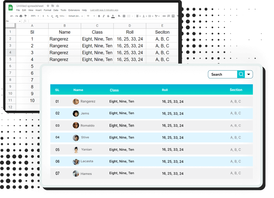 auto-sync with Google Spreadsheet