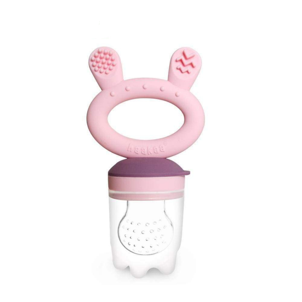 HAAKAA - FRESH FOOD TEETHING FEEDER - PINK