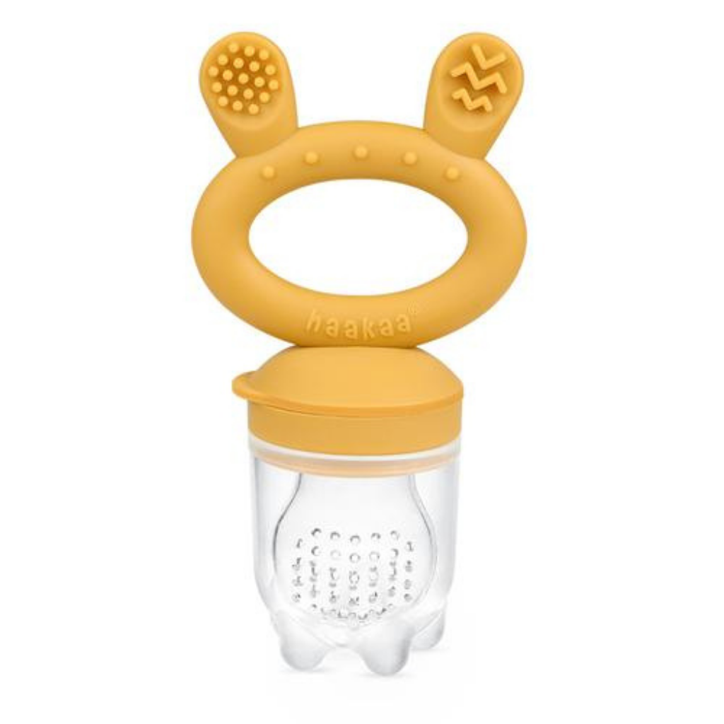 HAAKAA - FRESH FOOD TEETHING FEEDER - MUSTARD