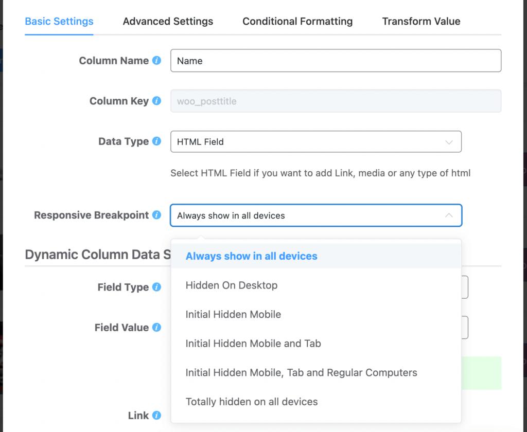 make wordpress table responsive