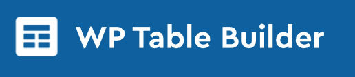 WP Table Builder