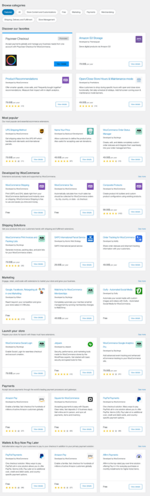 WooCommerce Extensions